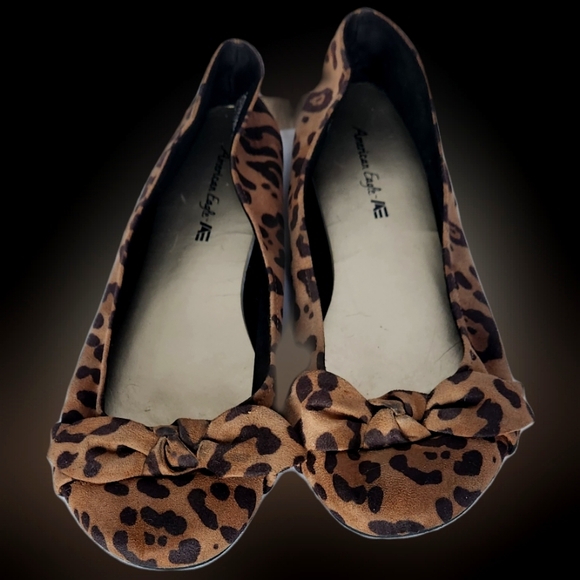 #WF3 Women’s American Eagle Leopard Print Shoes - Picture 3 of 10